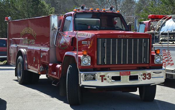 Our 1984 Tanker serving as Tanker 33, in Bakersville North Carolina. Bakersville is its third home, after us, and Airville, PA. (Andrew Messer Photo)